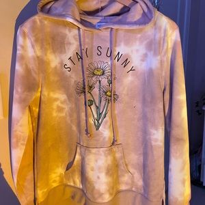 Rose gold tie dye hoodie